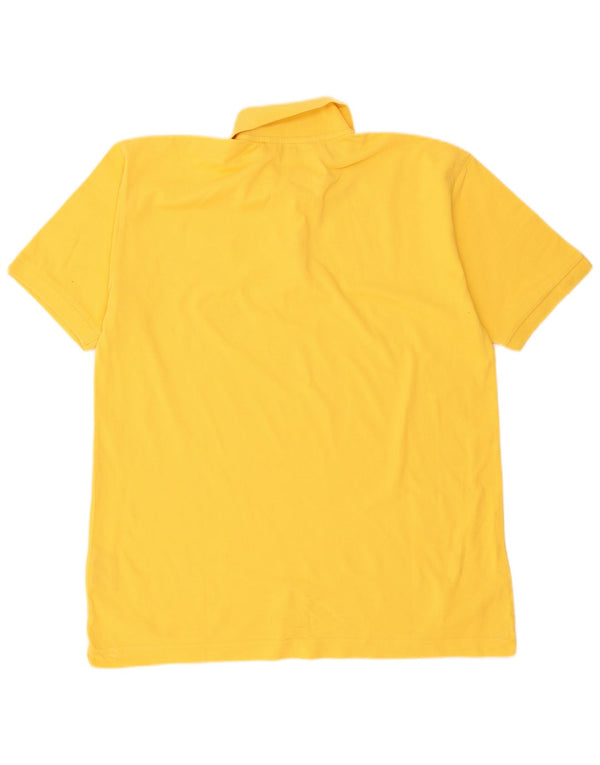 Camisa polo masculina Kappa XL algodão amarelo
