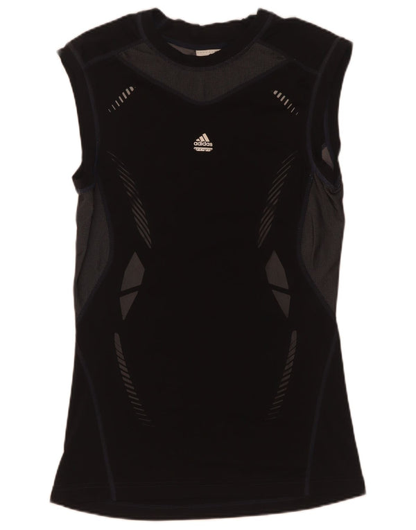 Adidas Mens Climacool Graphic Vest Top Médio Preto Colorblock Poliéster