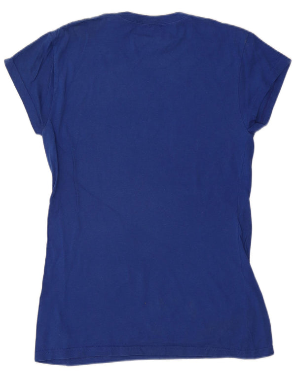 Camiseta feminina Hard Rock Cafe Boston com estampa gráfica UK 18 XL algodão azul