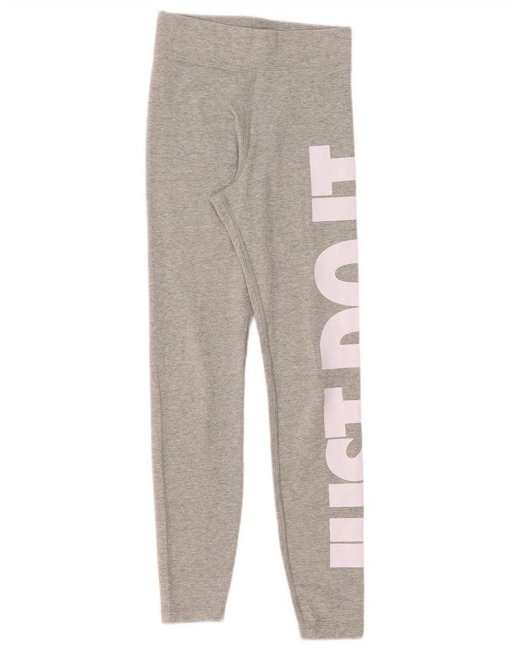 Leggings Nike Feminino UK 4 XS Cinza Algodão