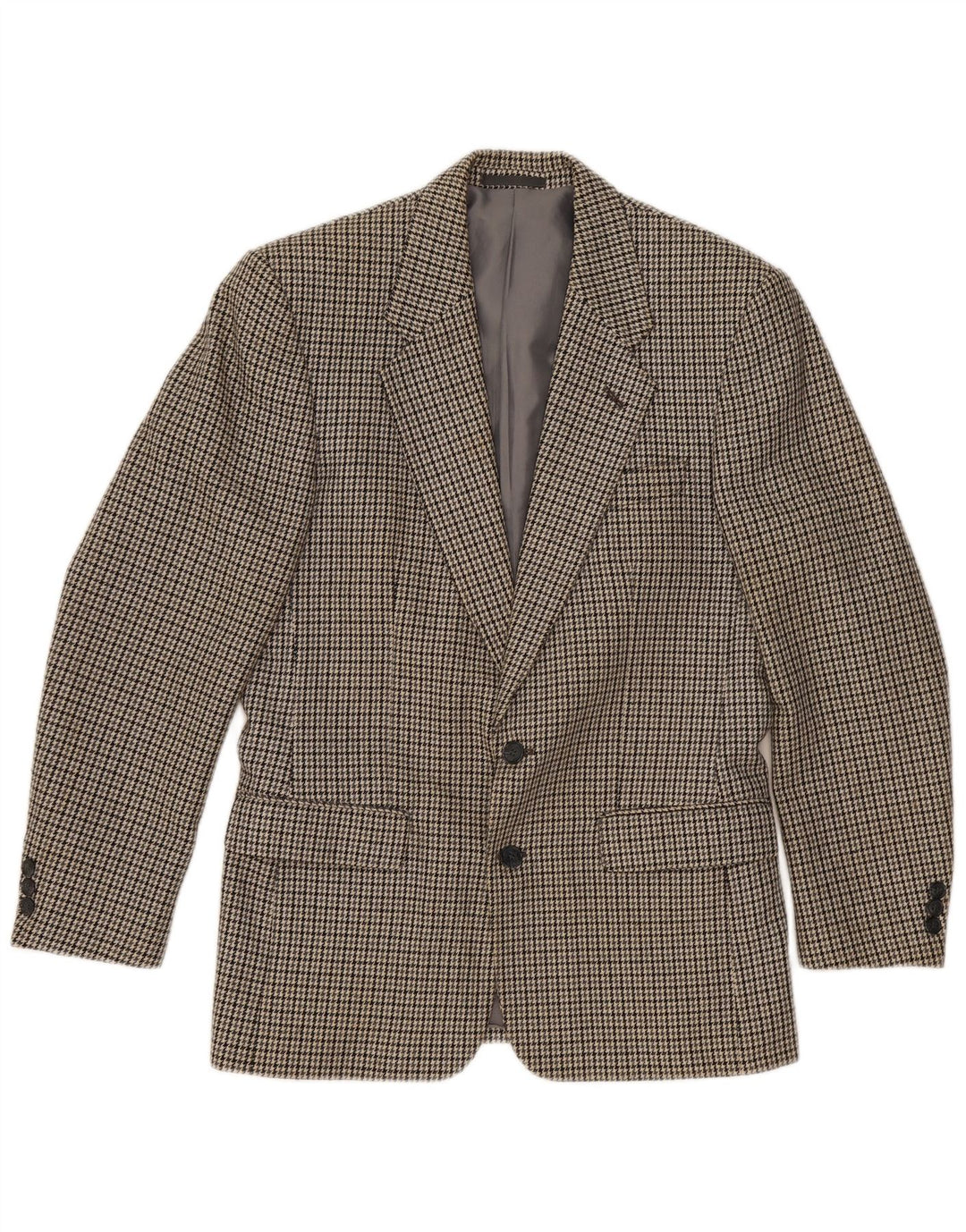 Jaqueta blazer masculina WELLINGTON Four Seasons UK 38 cinza médio Houndstooth