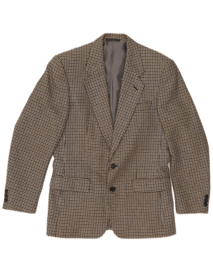 Jaqueta blazer masculina WELLINGTON Four Seasons UK 38 cinza médio Houndstooth