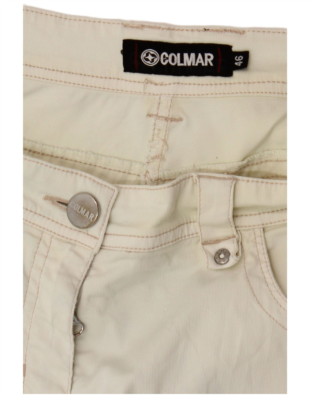 COLMAR Mens Casual Shorts EU 46 Grande W32 Off White