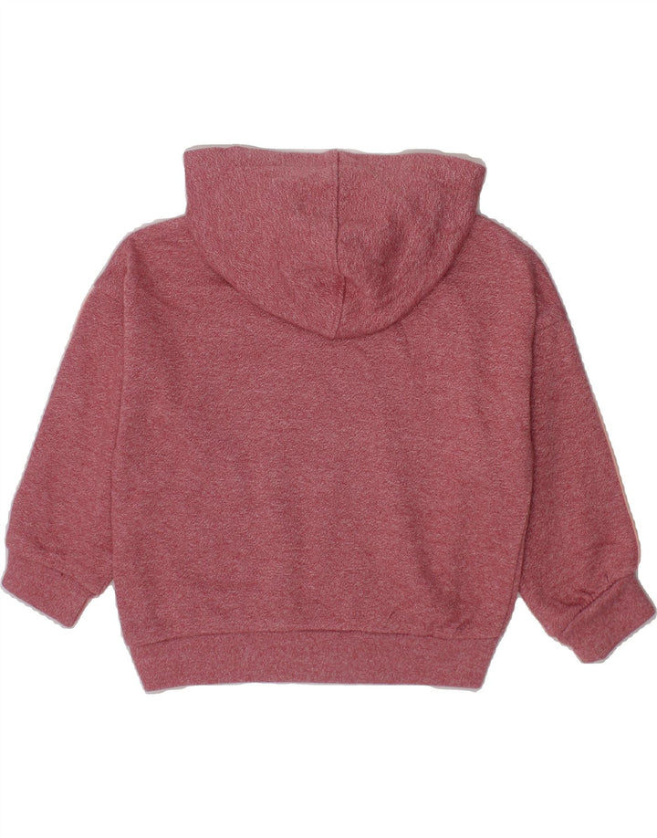 REEBOK Baby Girls Graphic Hoodie Jumper 12-18 Months Pink Vintage Reebok and Second-Hand Reebok from Messina Hembry 