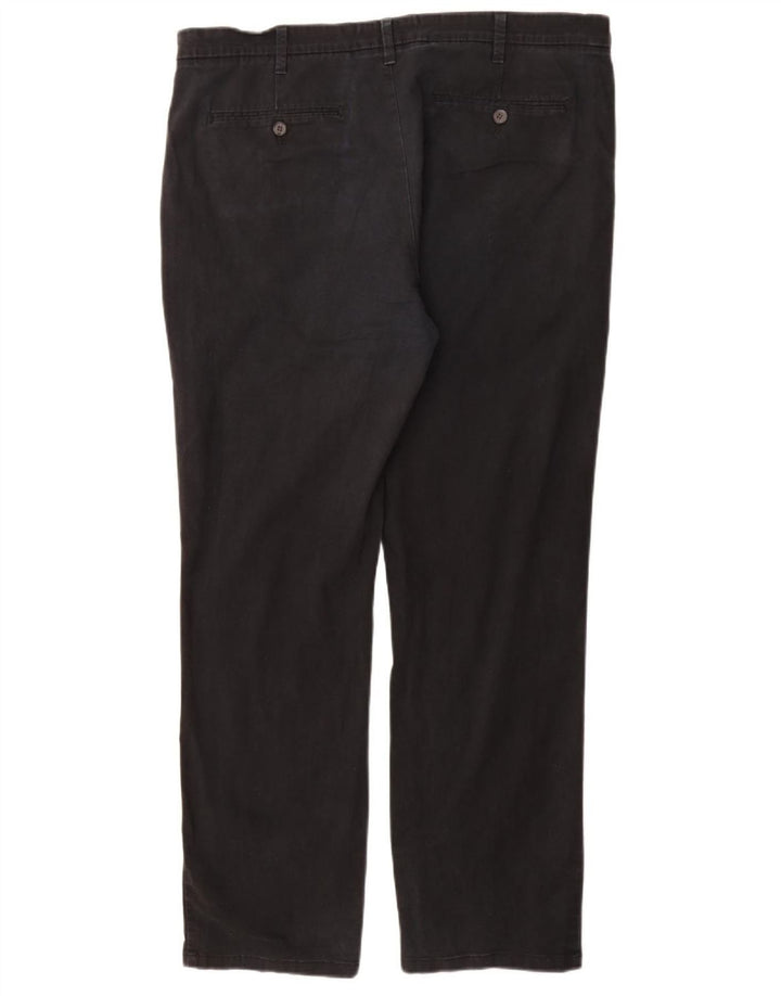 Calça Chino Masculina Marks & Spencer Regular Fit W38 L33 Algodão Preto
