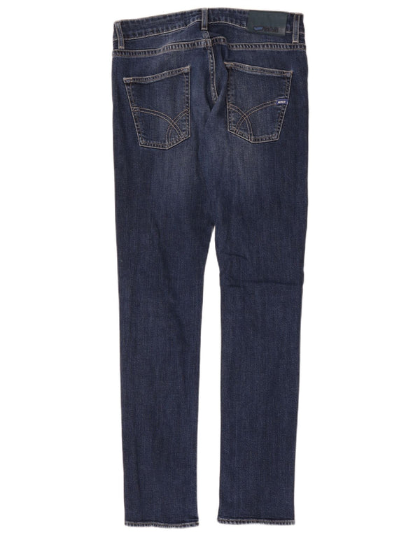 Gas Womens Slim Jeans W29 L32 Azul Algodão