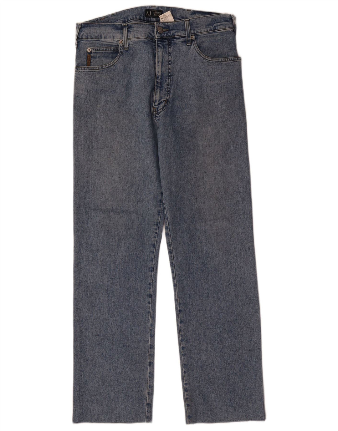 ARMANI Jeans retos femininos W32 L29 algodão azul