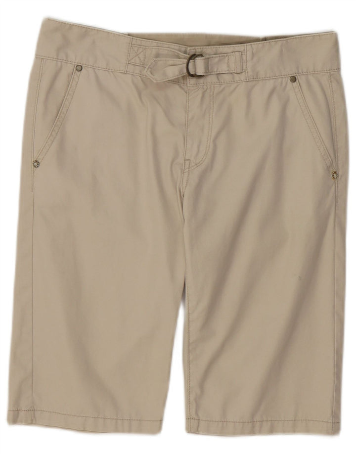 Replay Shorts Chino Feminino W28 Algodão Bege Médio