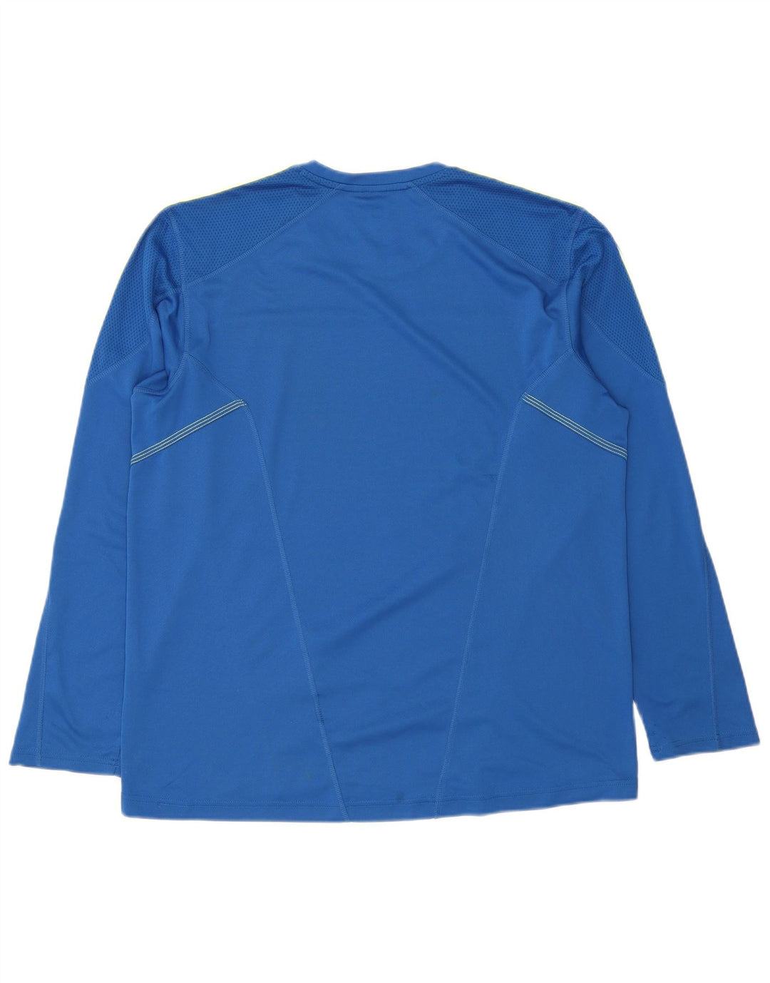Adidas Mens Top Manga Longa XL Azul Poliéster