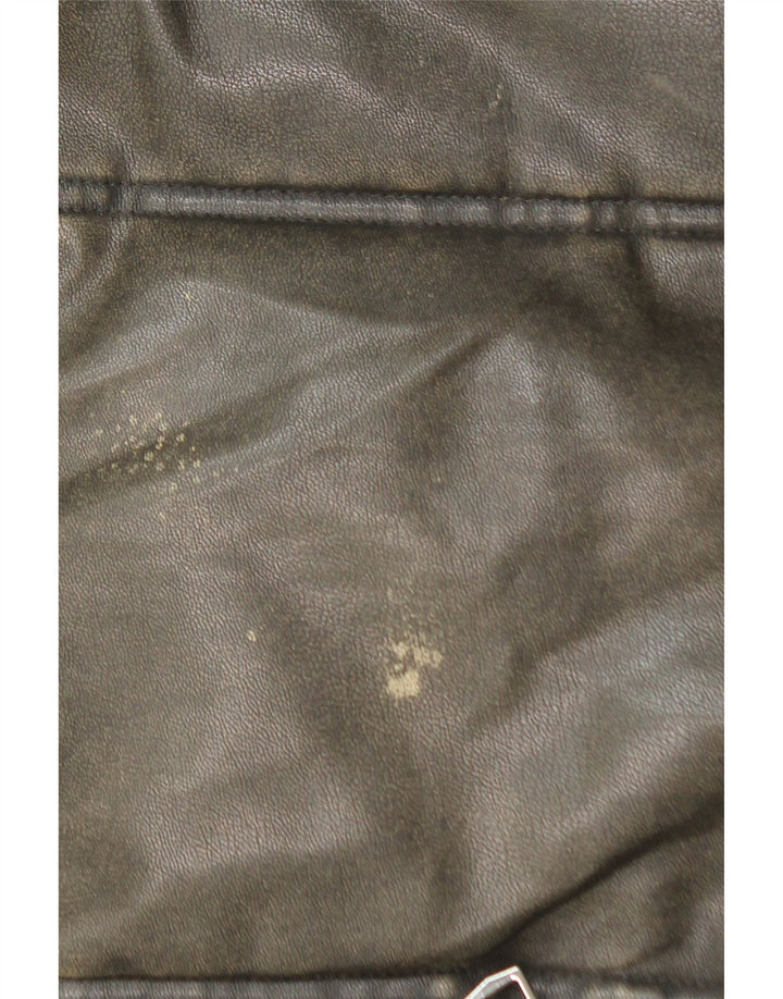 Jaqueta acolchoada com capuz e capuz feminino ZARA UK 10 pequena cáqui