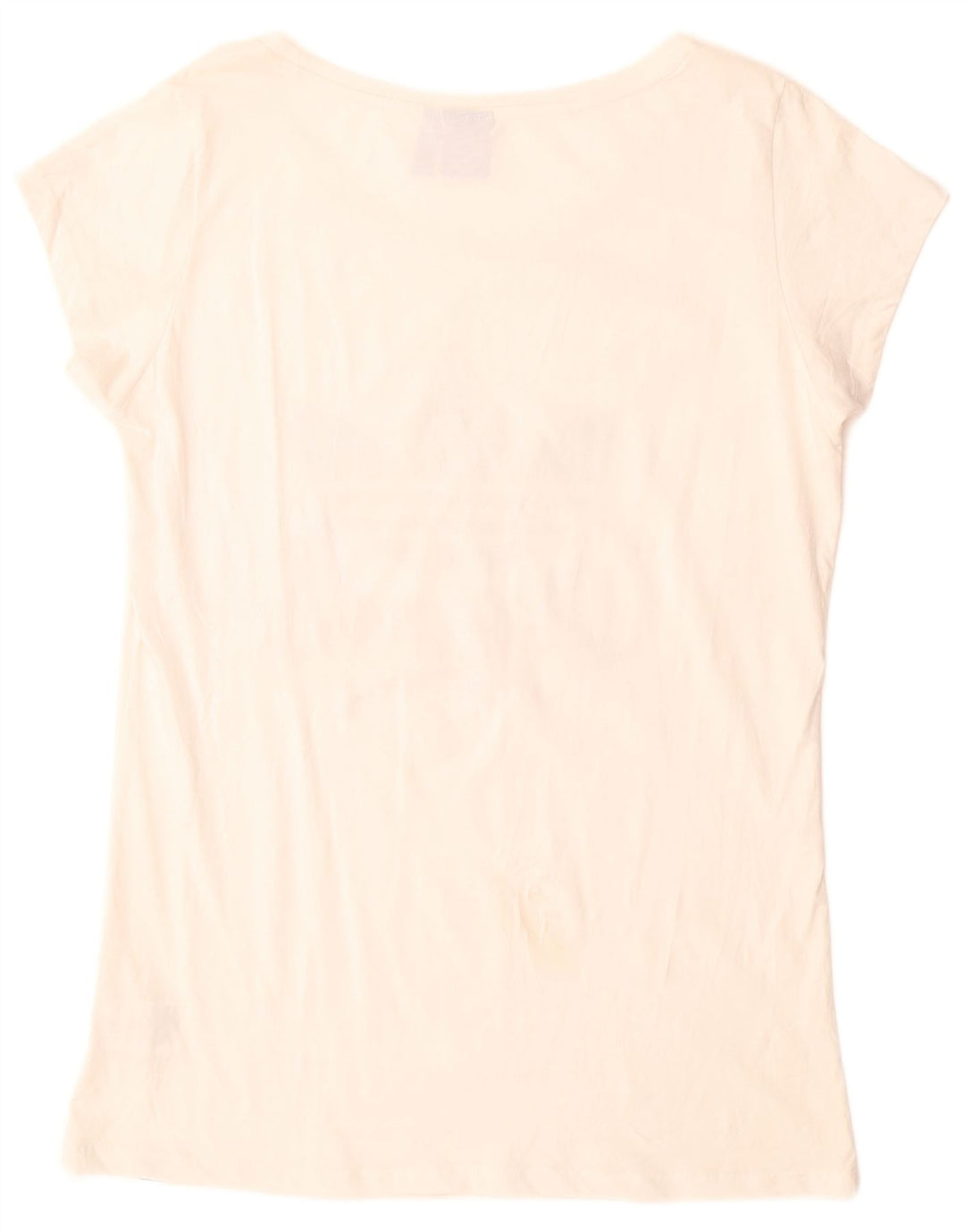 Camiseta Adidas Longline Graphic Feminina Top UK 22 XL Algodão Branco