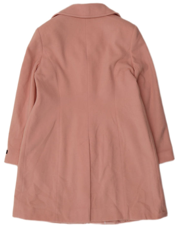 Sobretudo feminino Marks & Spencer UK 16 grande lã rosa