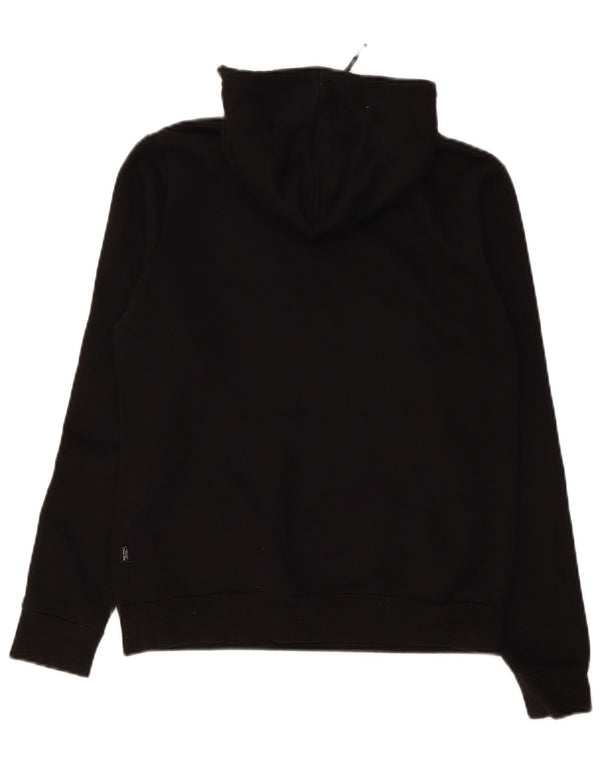 Puma feminino moletom com capuz UK 14 médio preto poliéster