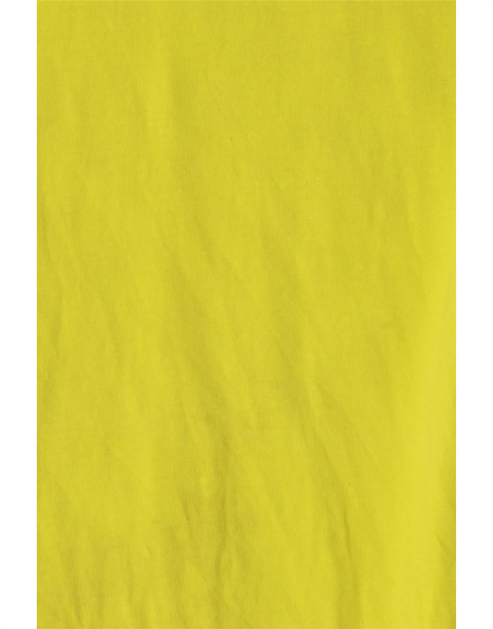 Camiseta masculina Umbro Top 2XL algodão amarelo