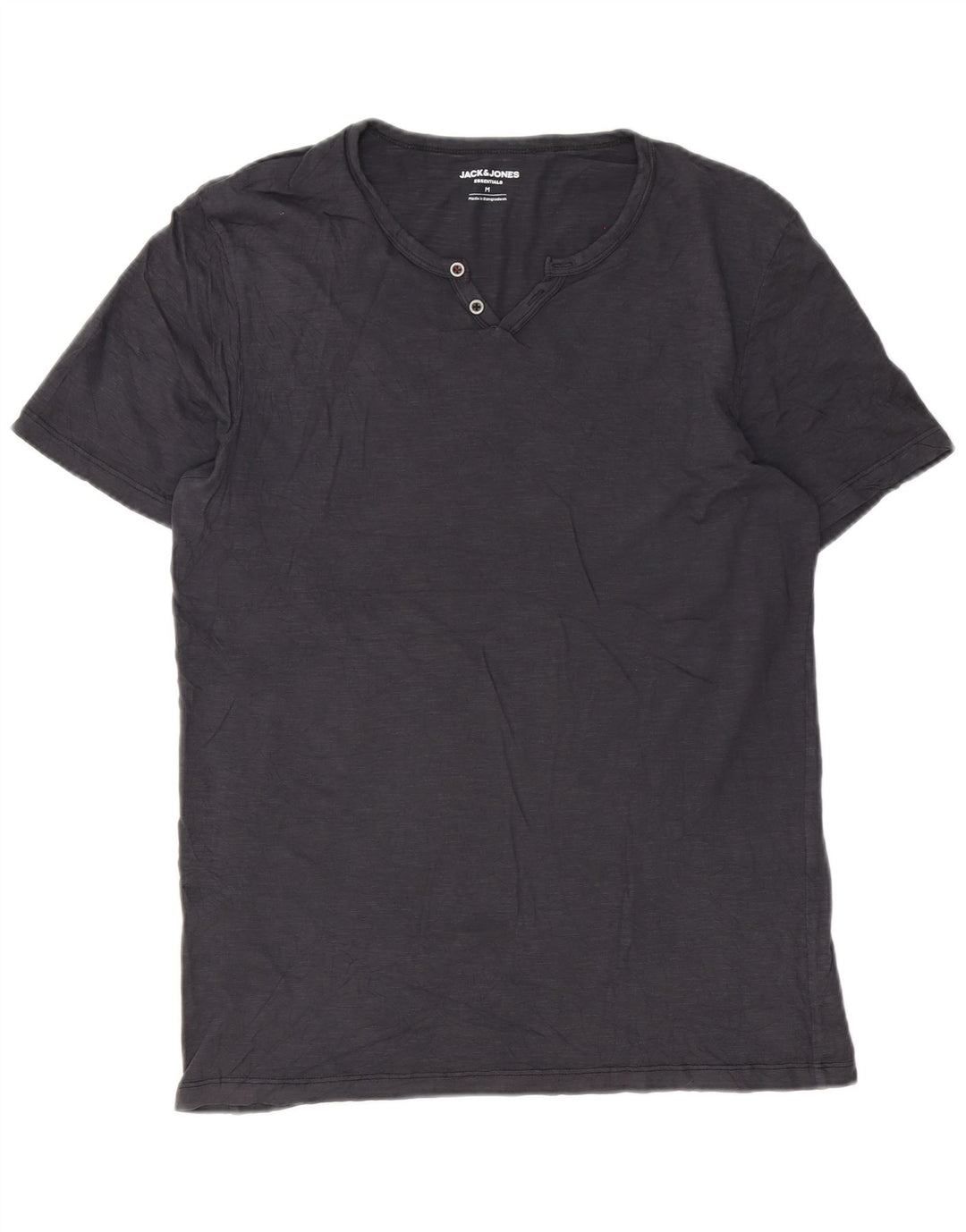 Camiseta masculina Jack & Jones cinza médio