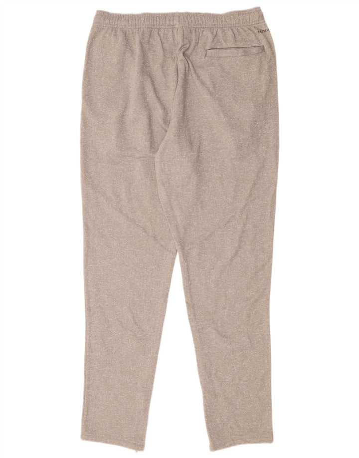 Calças de treino ADIDAS femininas Aeroready UK 20 2XL cinza poliéster