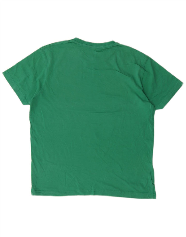 Camiseta gráfica masculina Billabong top pequeno algodão verde