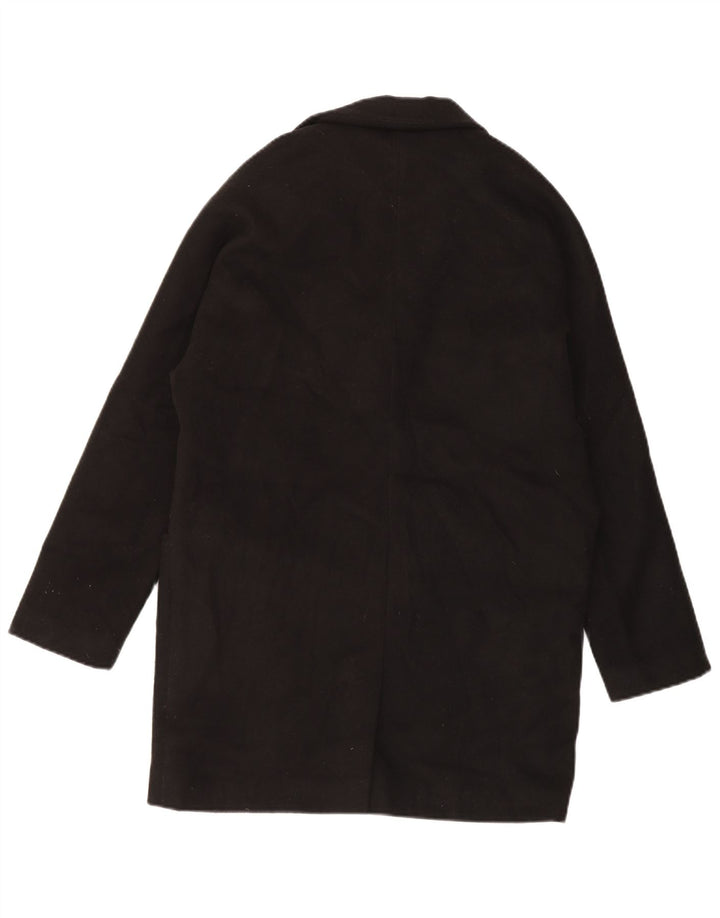 Jaqueta blazer oversized feminina Topshop Reino Unido 10 poliéster preto pequeno