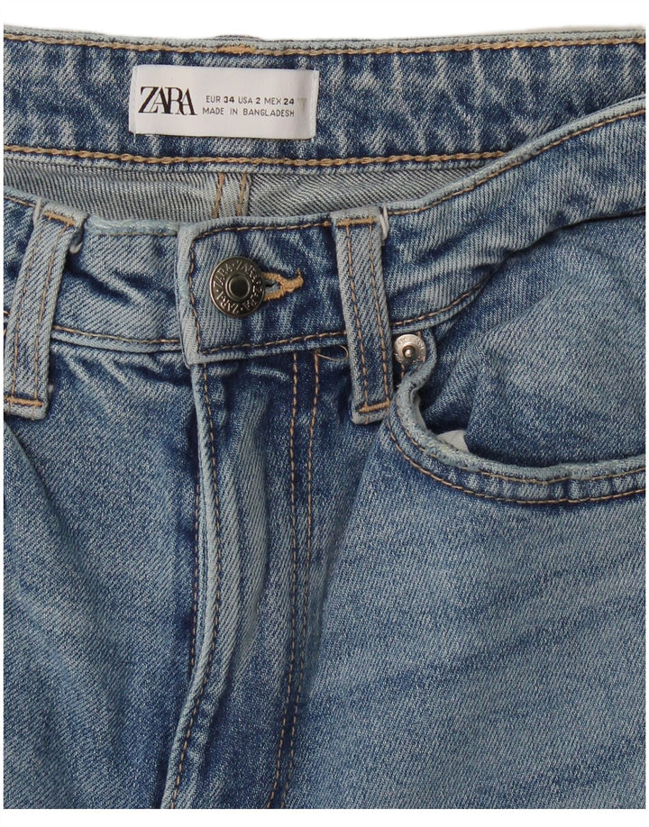 Zara Jeans Bootcut Feminino EU 34 2XS W24 L26 Azul