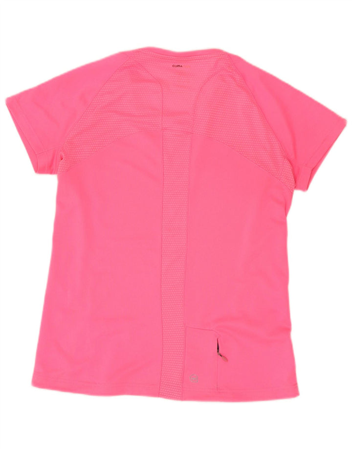 Camiseta Adidas Climacool Feminina Top UK 12 Médio Rosa Poliéster