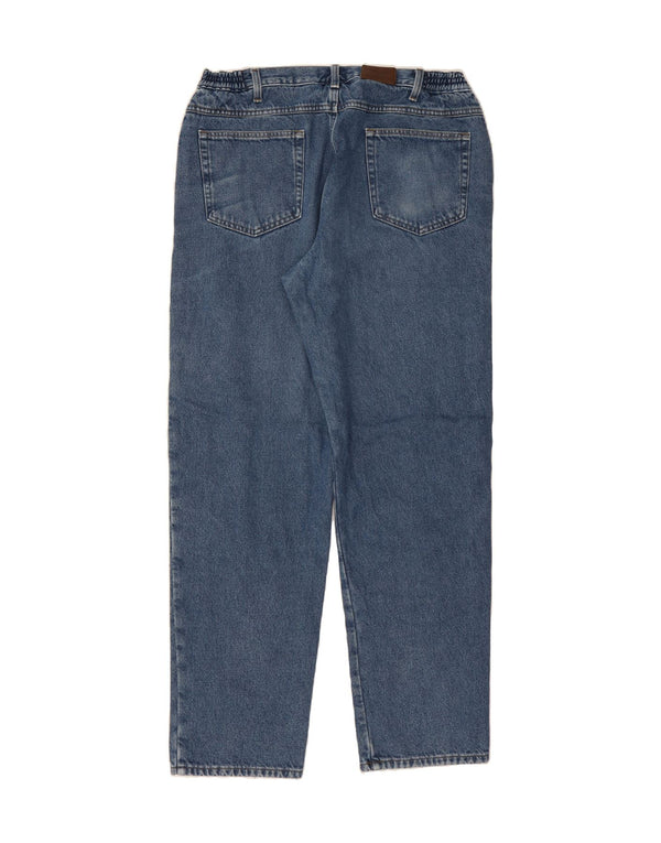 L.L.BEAN Calça jeans reta masculina Comfort Fit W38 L34 algodão azul