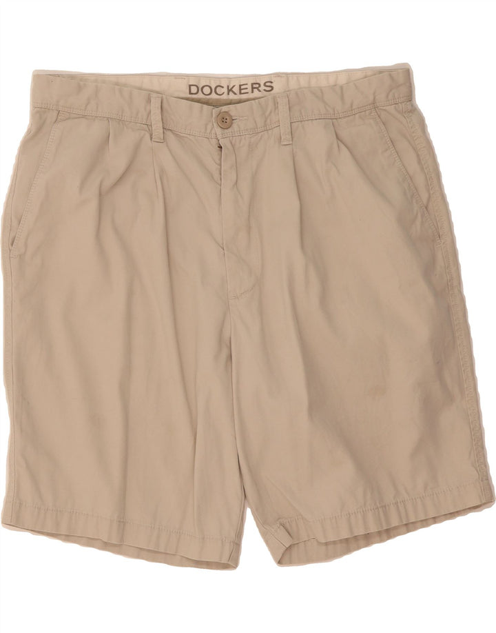 DOCKERS Mens Pegged Chino Shorts W38 XL Beige Cotton Vintage Dockers and Second-Hand Dockers from Messina Hembry 