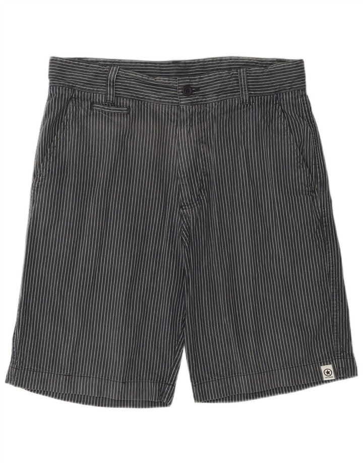 Shorts Chino Masculino Converse Médio W32 Algodão Listrado Cinza