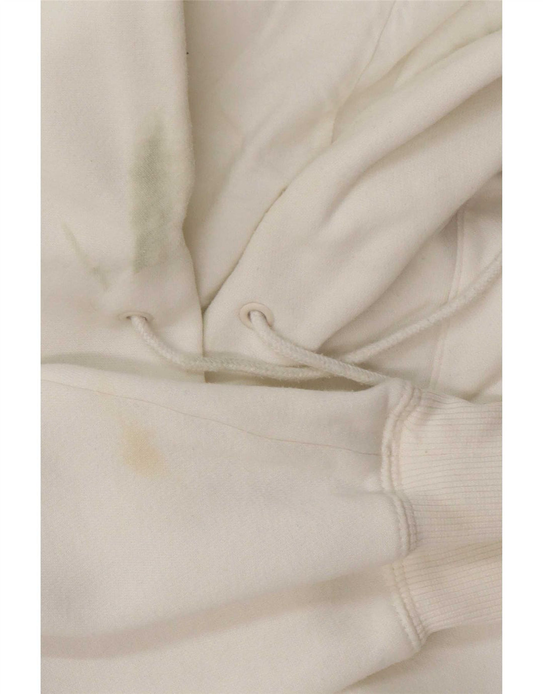 Nike Womens Hoodie Jumper UK 14 Médio Algodão Branco