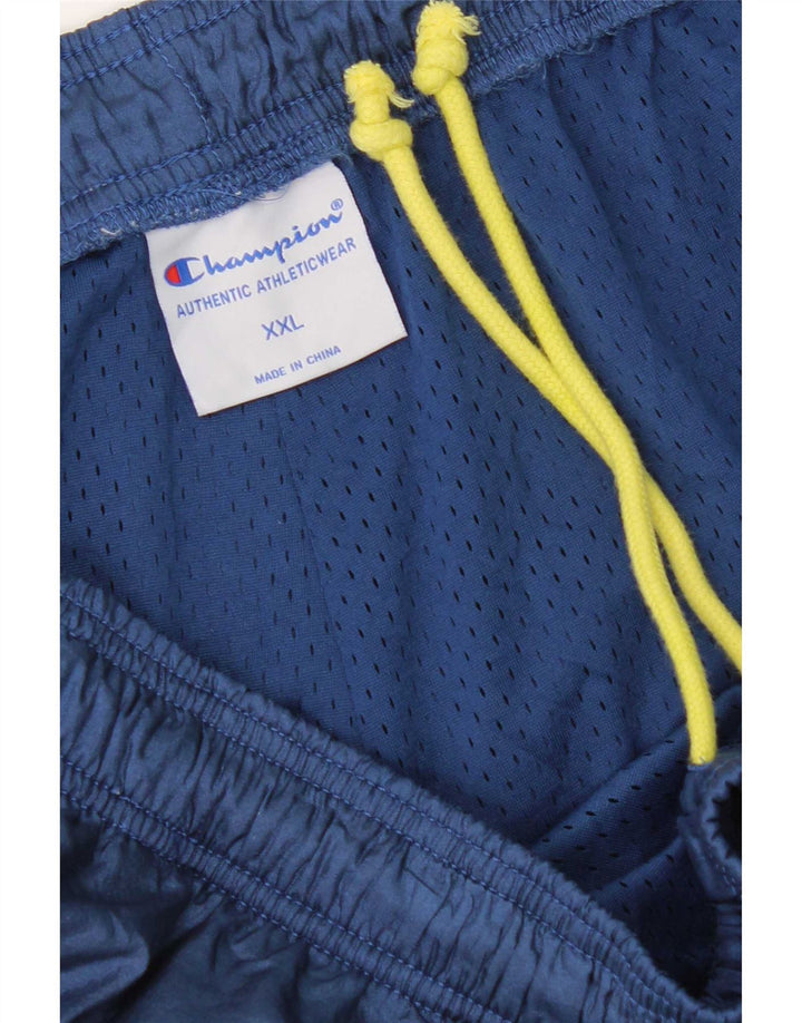 Shorts de natação masculino Champion 2XL azul marinho nylon