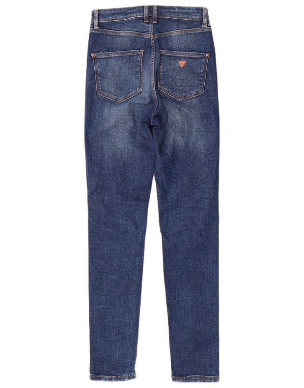 Guess Jeans Skinny Feminino W25 L29 Azul Algodão