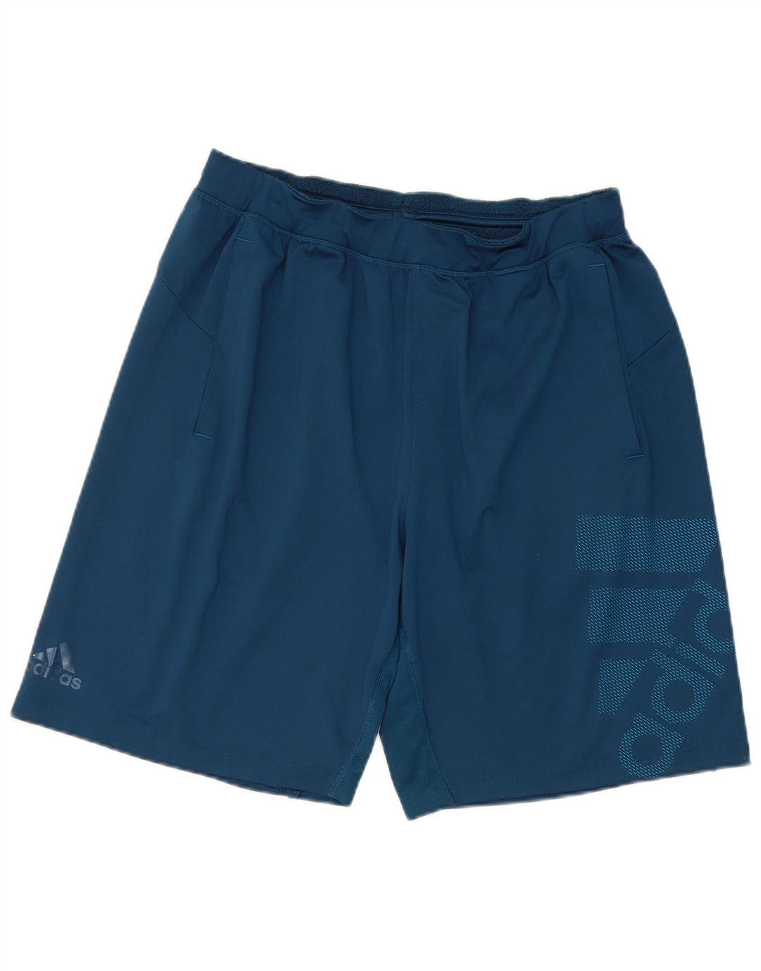 Adidas Masculino Climalite Graphic Sport Shorts Grande Azul Poliéster