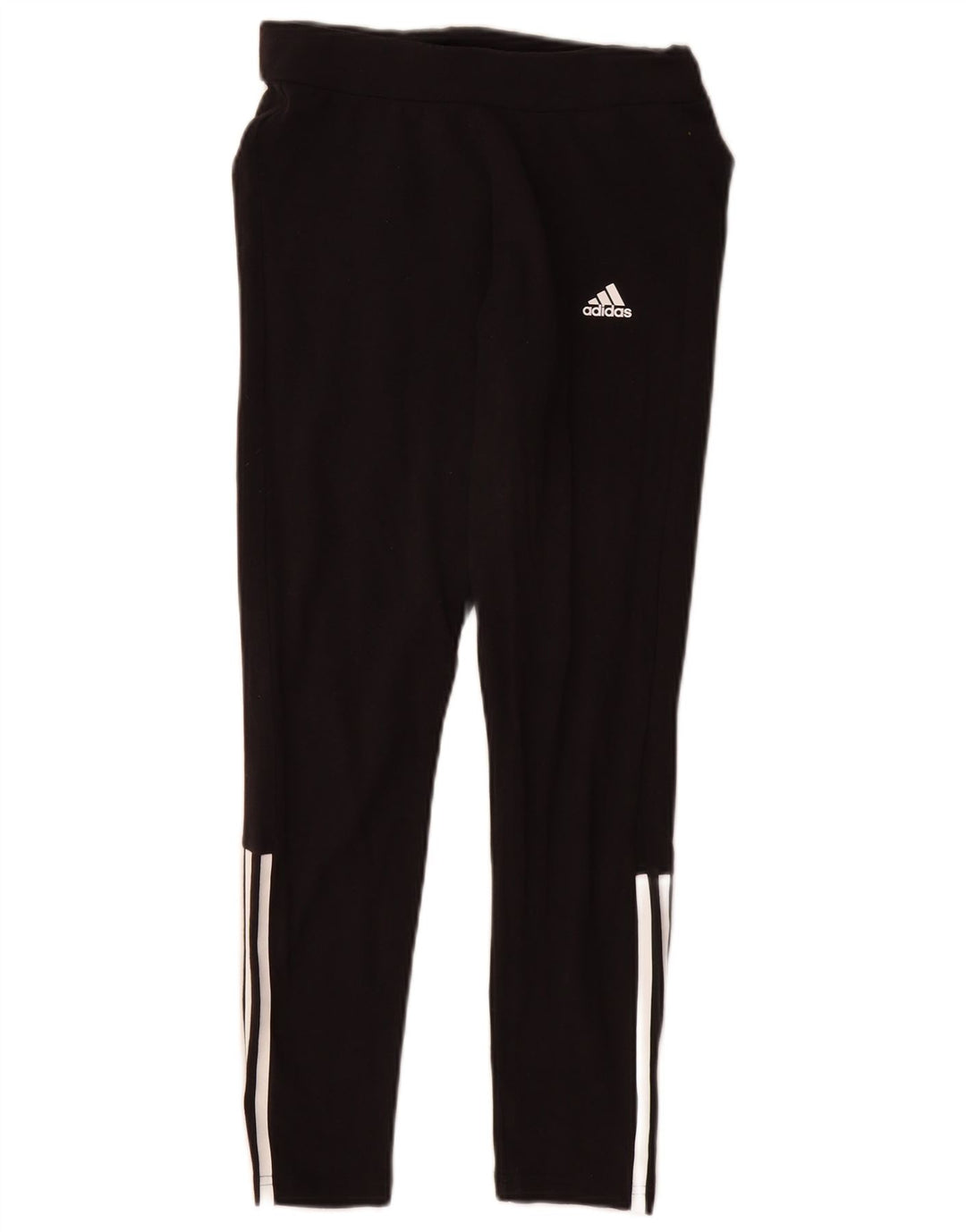 Leggings Adidas Femininas UK 8/10 Pequenas Algodão Preto