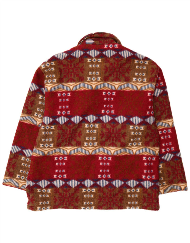 Jaqueta bomber masculina vintage UK 42 XL multicolorida Fair Isle