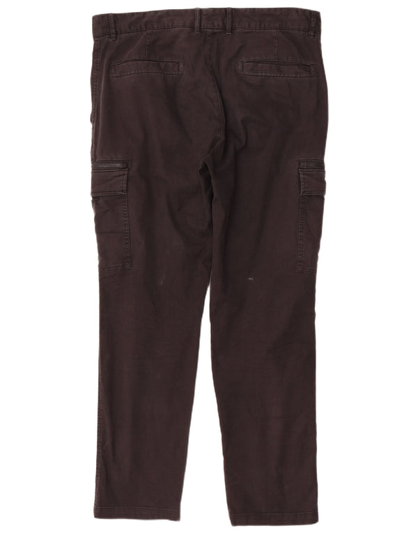 Calça Cargo Cônica Masculina Hugo Boss IT 52 XL W38 L31 Algodão Preto