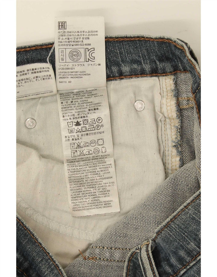 Calça jeans reta masculina Levi's W36 L27 azul