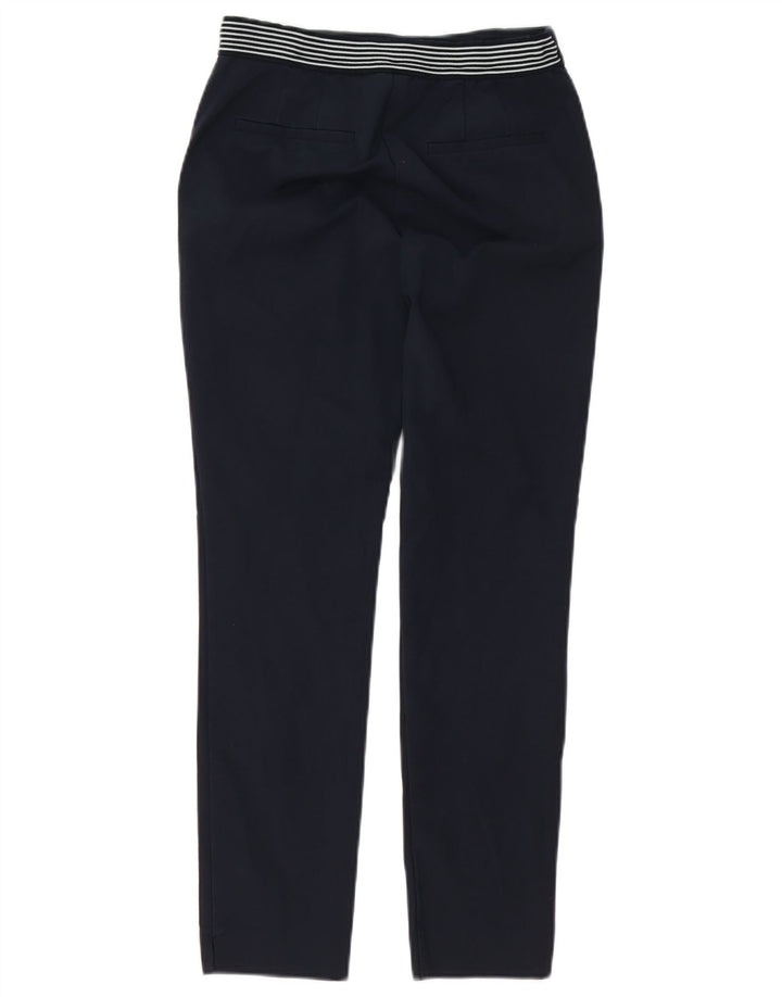 Calça Chino Slim Feminina Zara Pequena W26 L26 Azul Marinho