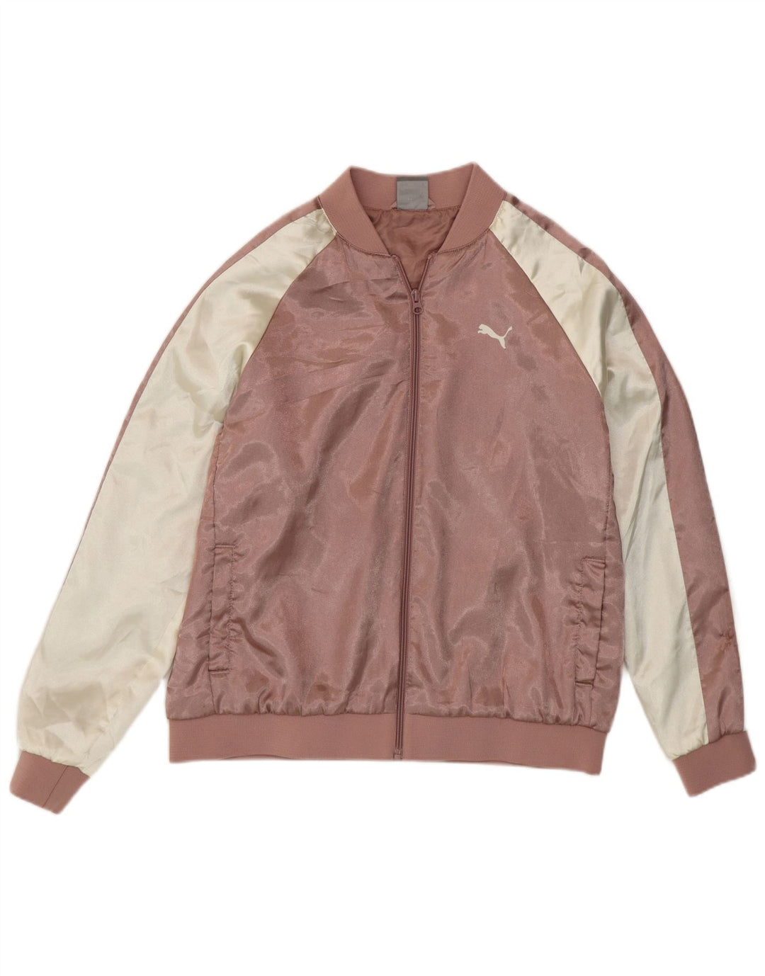 Puma Womens Graphic Tracksuit Top Jacket UK 12 Médio Rosa Poliéster