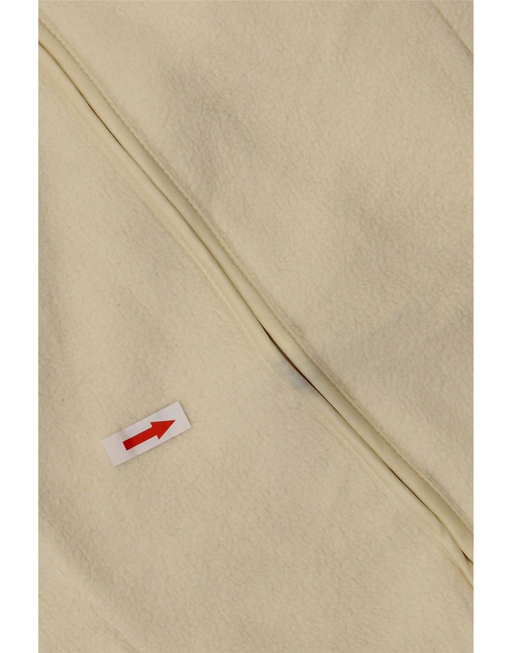 Jaqueta Calvin Klein Jeans Feminina de Lã com Capuz Reino Unido 18 XL Off White Poliéster