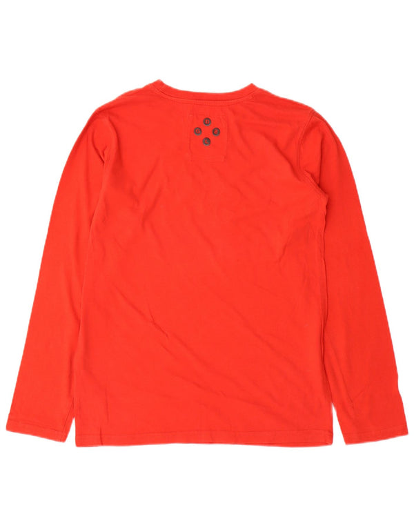 Desigual Top gráfico menino manga comprida 13-14 anos algodão vermelho