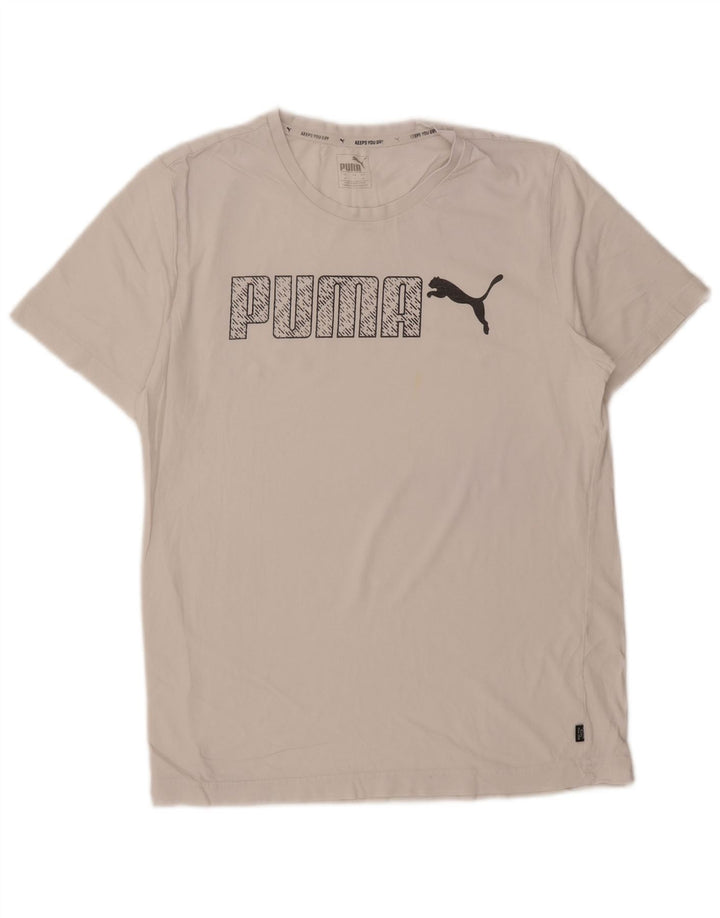 Puma Camiseta Masculina Graphic Top Médio Branco