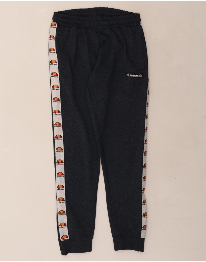 Calça de treino masculina Ellesse Joggers médio azul marinho colorblock