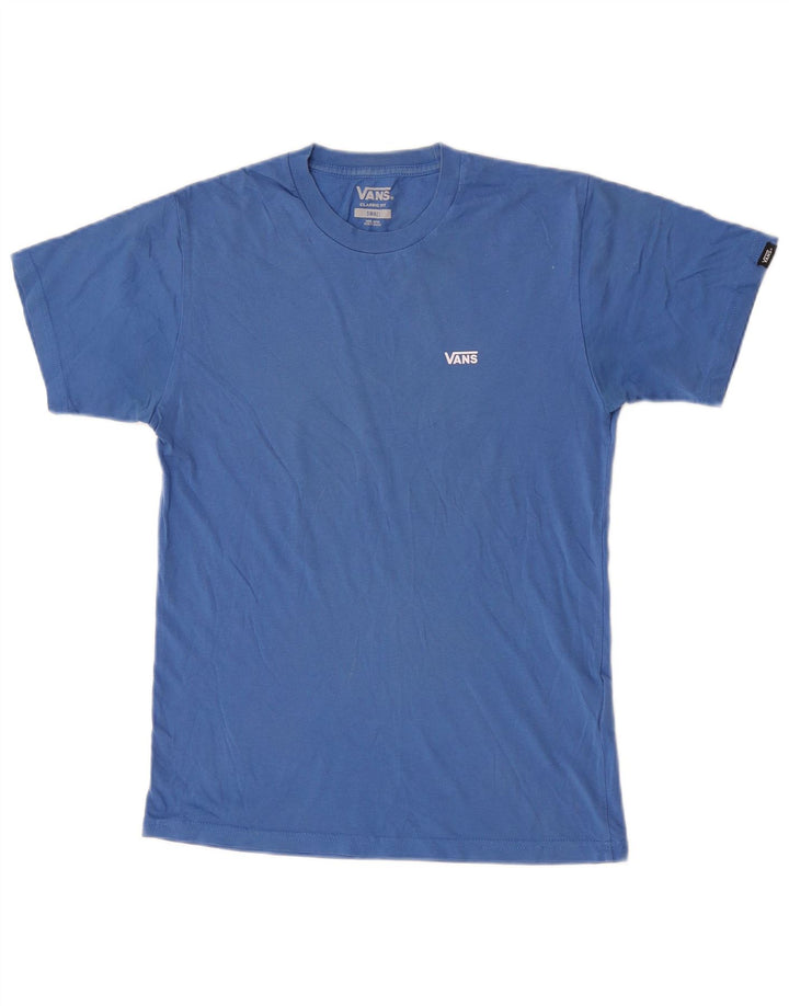 Camiseta Vans Masculina Classic Fit Top Pequeno Algodão Azul