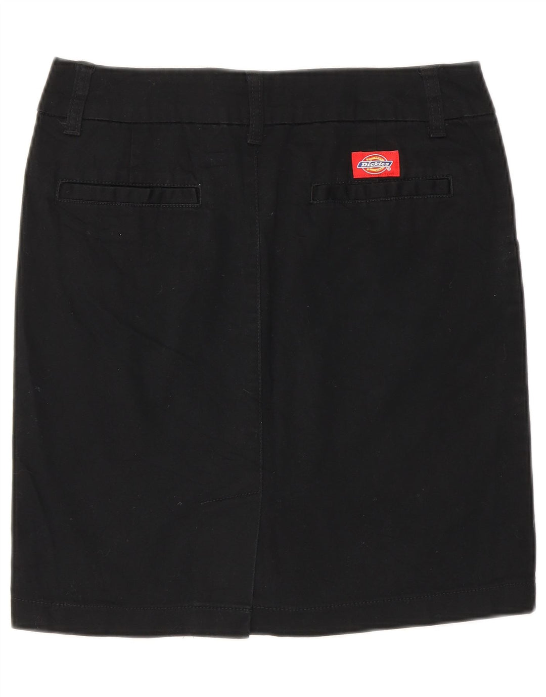 Saia reta feminina Dickies US 5 pequena W28 algodão preto