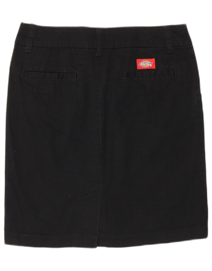 Saia reta feminina Dickies US 5 pequena W28 algodão preto
