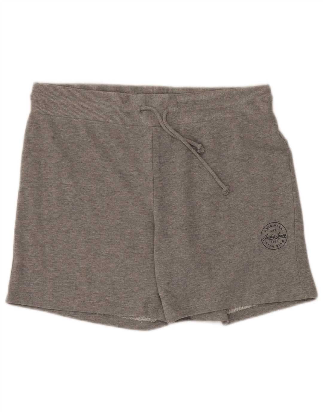 Shorts esportivos masculinos JACK & JONES algodão cinza grande