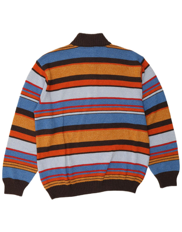 PAUL & SHARK Mens Yachting Zip Neck Jumper Sweater 2XL Multicoloured