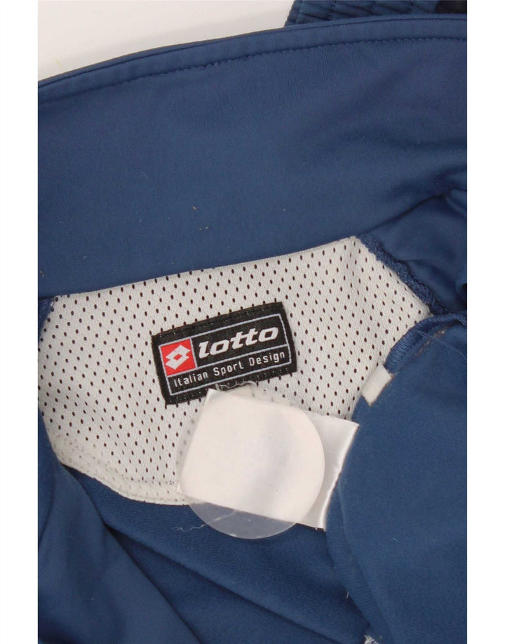 Lotto Mens Treino Top Jaqueta Grande Azul Marinho Colourblock Poliéster