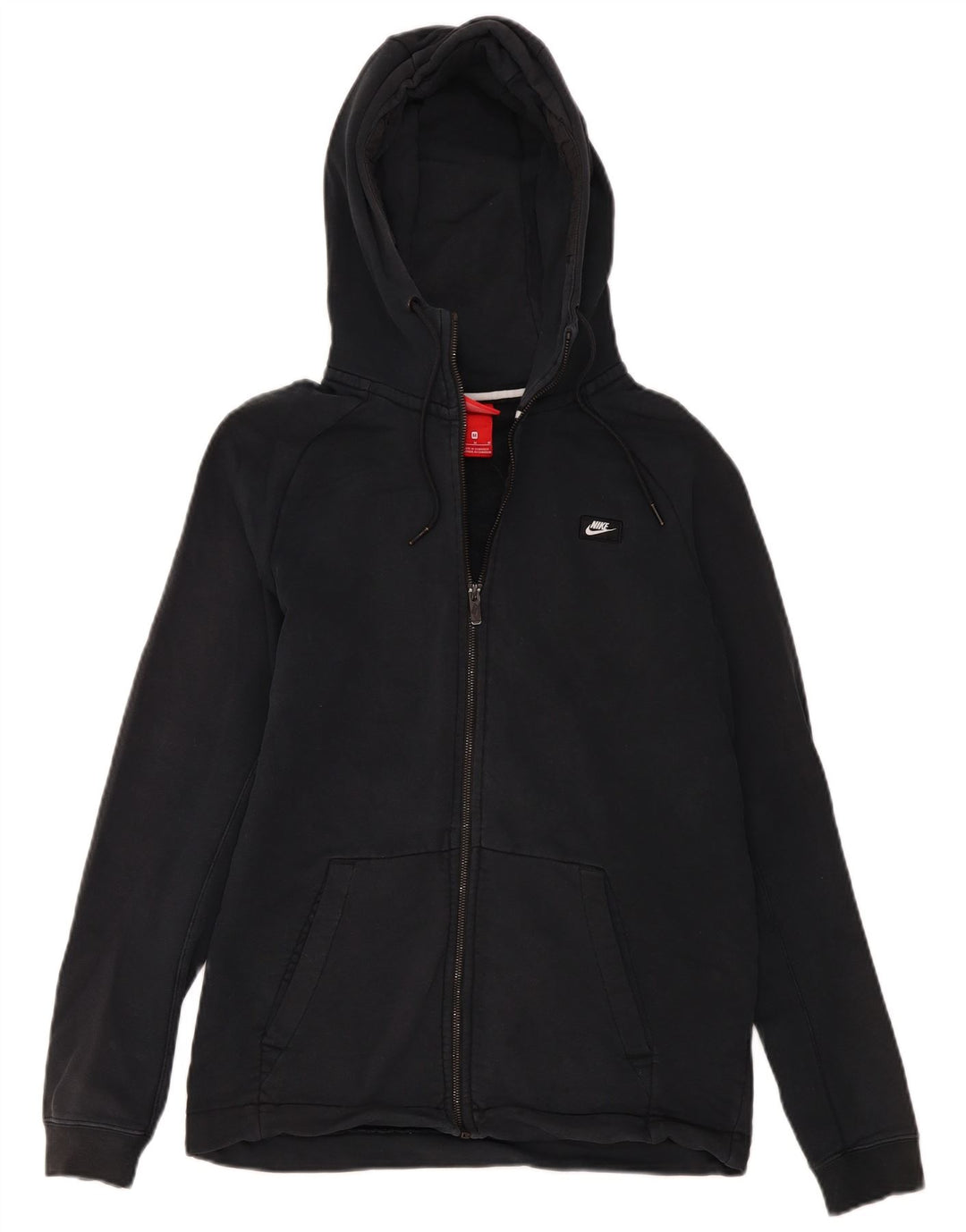 Suéter Nike masculino com capuz e zíper médio preto