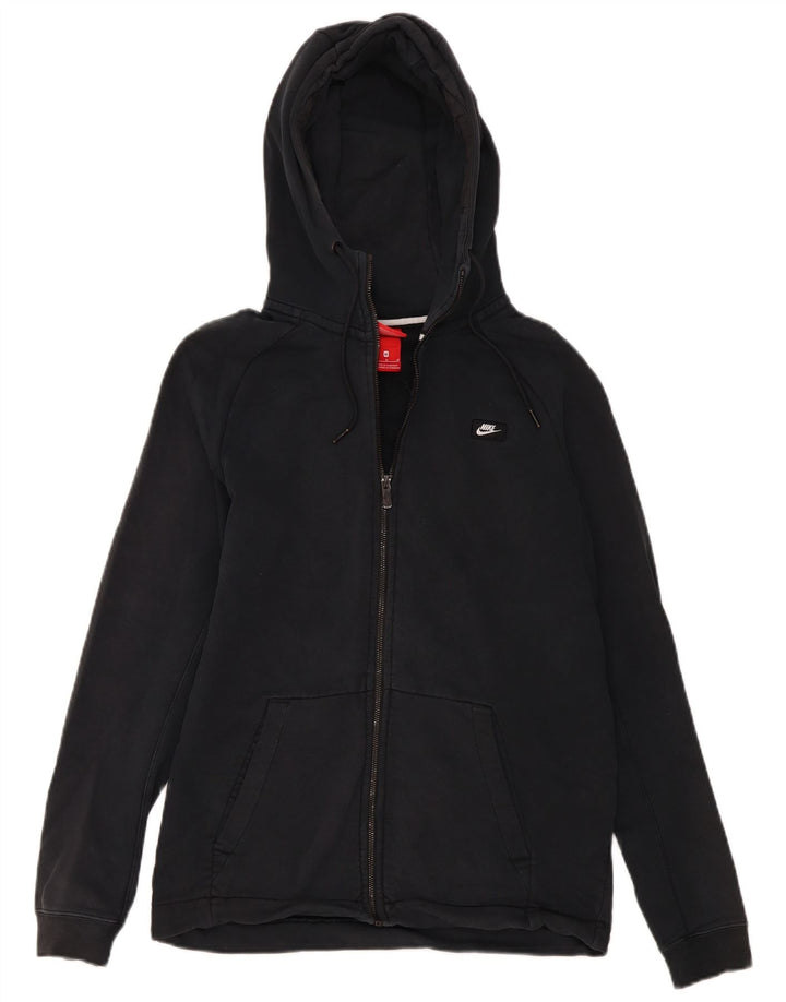 Suéter Nike masculino com capuz e zíper médio preto