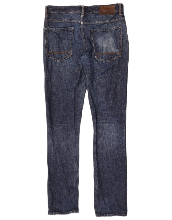 Timberland Mens Slim Jeans W32 L33 Azul Algodão